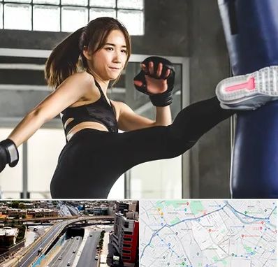 باشگاه کیک بوکسینگ بانوان در ستارخان شیراز