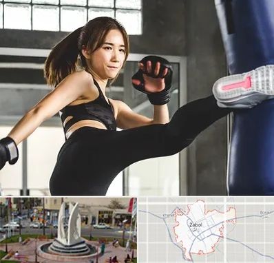 باشگاه کیک بوکسینگ بانوان در زابل