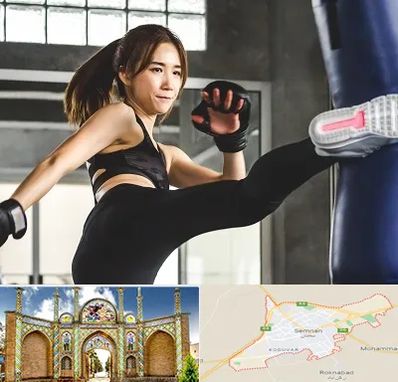 باشگاه کیک بوکسینگ بانوان در سمنان