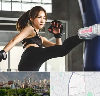 باشگاه کیک بوکسینگ بانوان در جمشیدیه