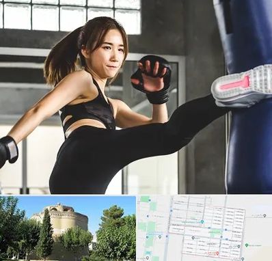 باشگاه کیک بوکسینگ بانوان در مرداویج اصفهان