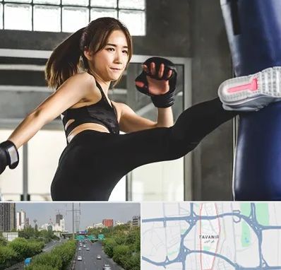 باشگاه کیک بوکسینگ بانوان در توانیر