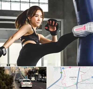 باشگاه کیک بوکسینگ بانوان در خطیب تبریز