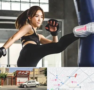 باشگاه کیک بوکسینگ بانوان در باجک قم