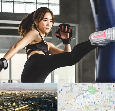 باشگاه کیک بوکسینگ بانوان در منطقه 19 تهران