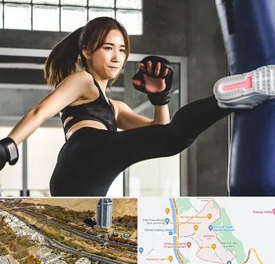 باشگاه کیک بوکسینگ بانوان در خیابان نیایش شیراز