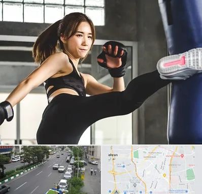 باشگاه کیک بوکسینگ بانوان در ستارخان 