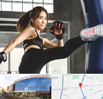 باشگاه کیک بوکسینگ بانوان در نصف راه تبریز