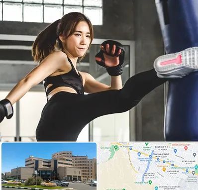 باشگاه کیک بوکسینگ بانوان در صیاد شیرازی مشهد