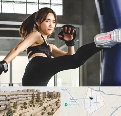 باشگاه کیک بوکسینگ بانوان در واوان اسلامشهر