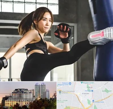 باشگاه کیک بوکسینگ بانوان در فرشته 