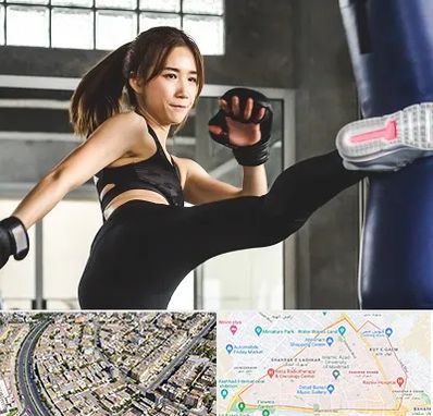 باشگاه کیک بوکسینگ بانوان در شهرک غرب مشهد