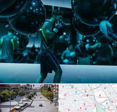 باشگاه بوکس در خیابان زند شیراز