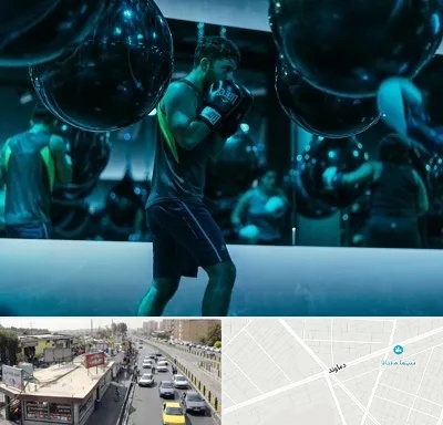 باشگاه بوکس در خیابان دماوند