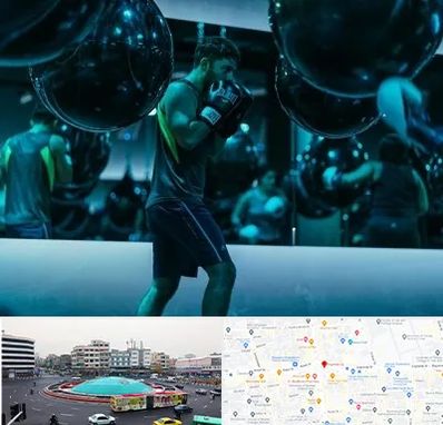 باشگاه بوکس در میدان انقلاب