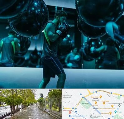 باشگاه بوکس در خیابان ارم شیراز