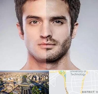 کاشت ریش و سبیل در استاد معین