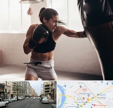 باشگاه بوکس بانوان در زیتون کارمندی اهواز