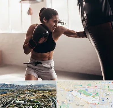 باشگاه بوکس بانوان در منطقه 21 تهران