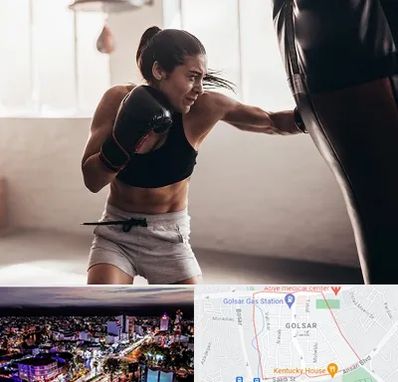 باشگاه بوکس بانوان در گلسار رشت