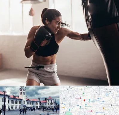 باشگاه بوکس بانوان در میدان شهرداری رشت