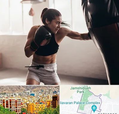 باشگاه بوکس بانوان در نیاوران 