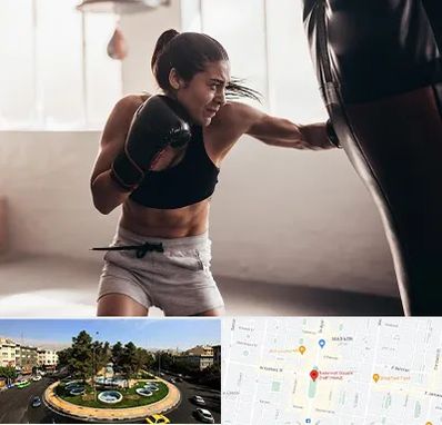 باشگاه بوکس بانوان در هفت حوض