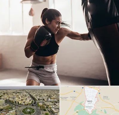 باشگاه بوکس بانوان در قزوین