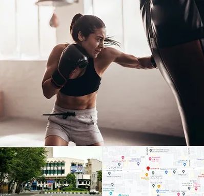 باشگاه بوکس بانوان در طالقانی