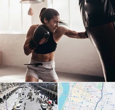 باشگاه بوکس بانوان در نادری اهواز