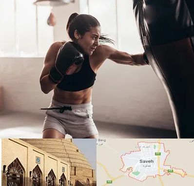 باشگاه بوکس بانوان در ساوه