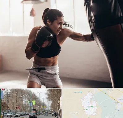 باشگاه بوکس بانوان در نظرآباد کرج