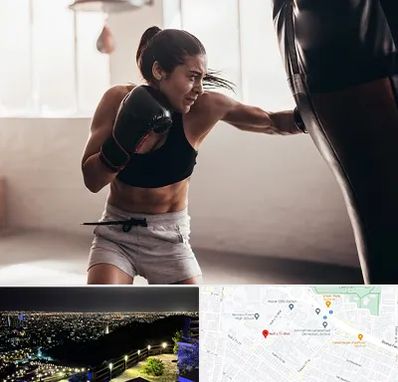 باشگاه بوکس بانوان در هفت تیر مشهد