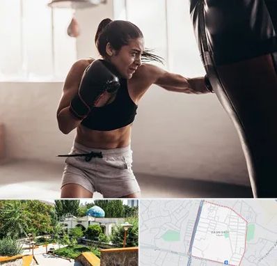 باشگاه بوکس بانوان در باغمیشه تبریز