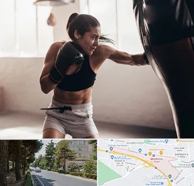 باشگاه بوکس بانوان در مهرویلا کرج