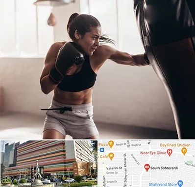 باشگاه بوکس بانوان در سهروردی