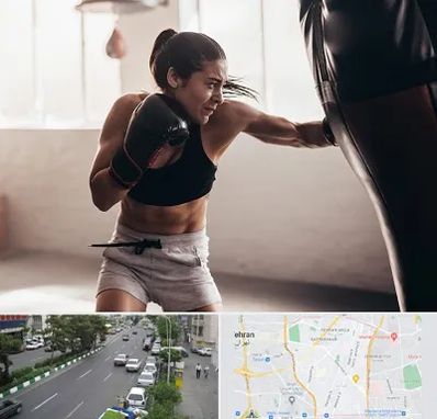 باشگاه بوکس بانوان در ستارخان 