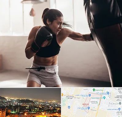 باشگاه بوکس بانوان در مارلیک کرج