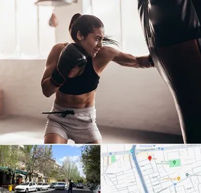 باشگاه بوکس بانوان در کوی فیروز تبریز