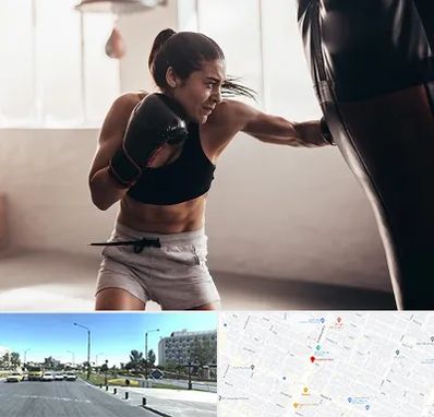 باشگاه بوکس بانوان در بلوار کلاهدوز مشهد