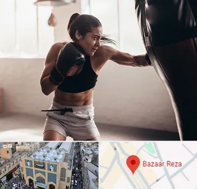 باشگاه بوکس بانوان در بازار رضا مشهد