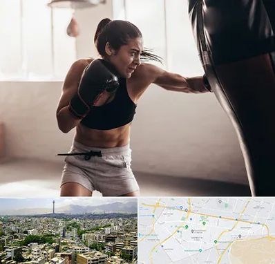 باشگاه بوکس بانوان در منطقه 8 تهران