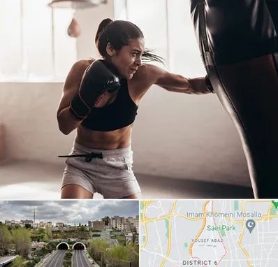 باشگاه بوکس بانوان در یوسف آباد 