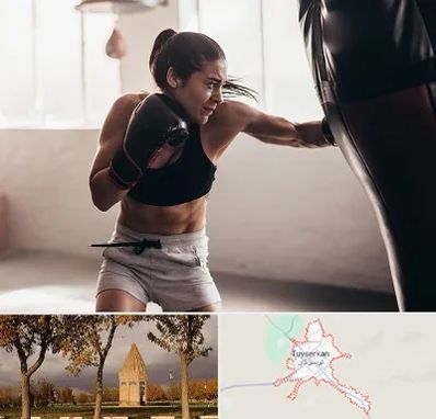 باشگاه بوکس بانوان در تویسرکان