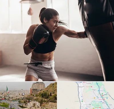 باشگاه بوکس بانوان در فرهنگ شهر شیراز