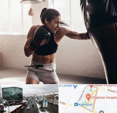 باشگاه بوکس بانوان در اقدسیه