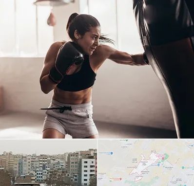 باشگاه بوکس بانوان در محمد شهر کرج