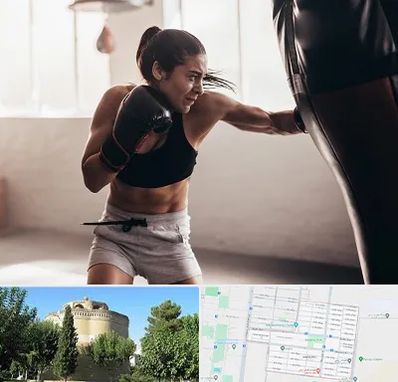 باشگاه بوکس بانوان در مرداویج اصفهان