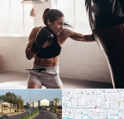 باشگاه بوکس بانوان در ضیابری رشت