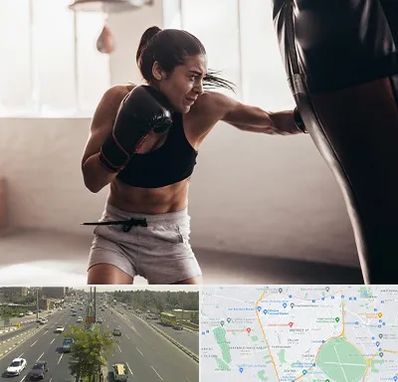 باشگاه بوکس بانوان در منطقه 17 تهران